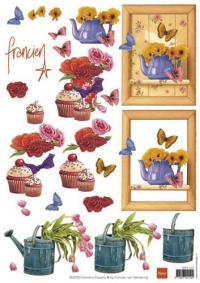 Billede: kager og blomster, marianne design