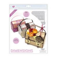 Billede: skære/prægeskabelon Hamper Box, Tonic Studios - Dimensions - Hamper Box Die Set - 2413E