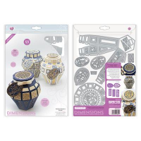 Billede: skæreskabelon Venetian amphora Die Set, 58 dele, 2602E, Tonic die