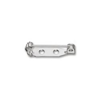 Billede: Brochenål 19mm, 6 stk. platinum