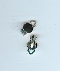 Billede: øreclips fs. med 10mm plade, 10 par 