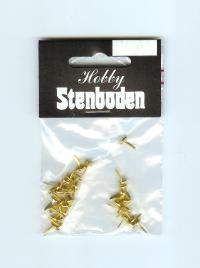 Billede: metalsplit rund forgyldt 5 mm 35 stk.