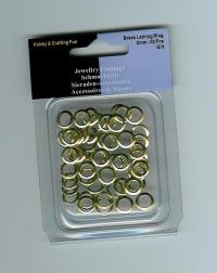 Billede: 8 mm ring, forgyldt, 50 stk.