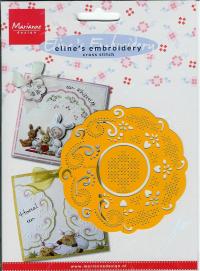 Billede: elines embroidery blomst, el8501, marianne design