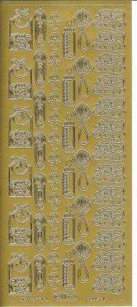 Billede: babyting, guld stickers