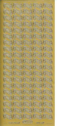 Billede: guldhjørne stickers 975