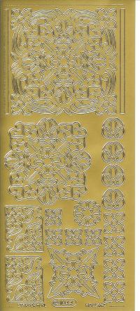 Billede: 3D guld stickers