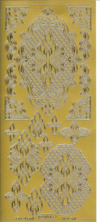 Billede: 3D guld stickers