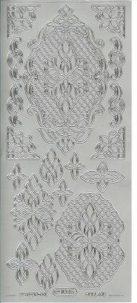 Billede: 3D sølv stickers