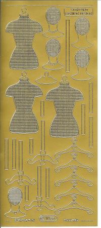 Billede: gine, guld stickers