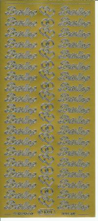 Billede: brllop, guld stickers