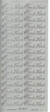Billede: tack, sølv stickers