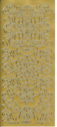 Billede: 3D guld stickers