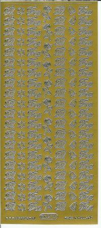 Billede: til fra til fra guld stickers