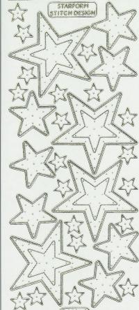 Billede: guldstjerner, systickers, tilbud førpris kr. 7,- nupris