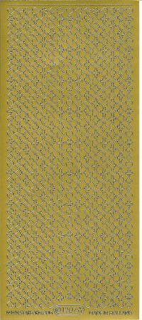 Billede: pokerkant guld stickers 1207