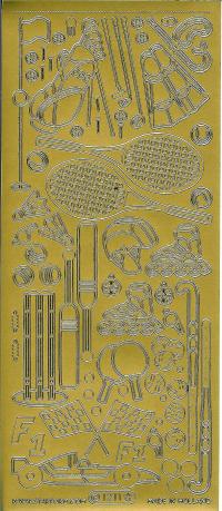 Billede: sport guld stickers