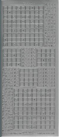 Billede: sudoku sølv stickers