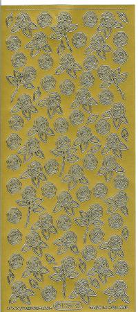 Billede: guldroser, stickers