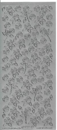 Billede: sølvroser, stickers