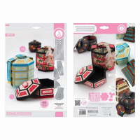 Billede: skæreskabelon stabelbar æske, Dimensions stackable tiffin box die set Tiers of beauty, Tonic Studios, 4249E