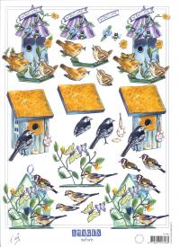 Billede: fugle med huse, marianne design