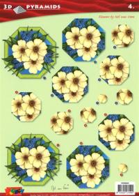 Billede: blomster, stenboden pyramide