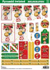 Billede: julekugler, pyramide hologram