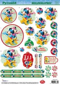 Billede: mickey m.fl., pyramide hologram