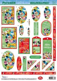 Billede: mickey m.fl., pyramide hologram