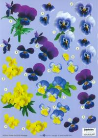 Billede: blomster, udstandset 3D