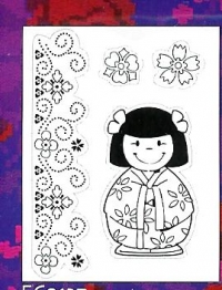 Billede: stempel elines folklore, EC0127, mariannes design, førpris kr. 60,- nupris