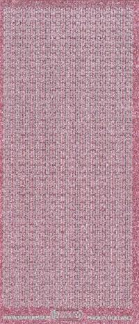 Billede: blomsterkant pink/sølv glimmer stickers