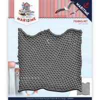 Billede: skæreskabelon fiskenet, AMY DESIGN DIE ADD10101, 12,5 x 12,5 cm, førpris kr. 74,- nupris