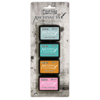 Billede: Ranger • Tim Holtz Distress Archival mini ink pad Kit 4