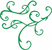 Billede: skæreskabelon Add a flourish