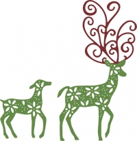 Billede: skæreskabelon “Daisy Deer