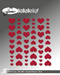Billede: BY Lene Enamel Hearts 