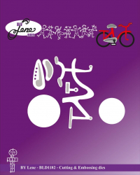Billede: skære/prægeskabelon tohjulet børnecykel, BY LENE DIES “Bycicle