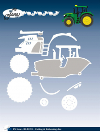 Billede: skære/prægeskabelon traktor, BY LENE DIES “Tractor