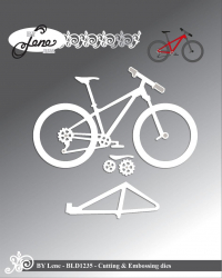 Billede: skære/prægeskabelon mountain bike, BY LENE DIES 