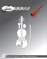 Billede: skære/prægeskabelon violin, BY LENE DIES 