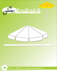 Billede: skære/prægeskabelon parasol, BY LENE DIES 
