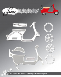 Billede: skære/prægeskabelon scooter, BY LENE DIES 