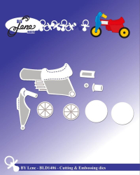 Billede: skære/prægeskabelon barnets første scooter, BY LENE DIES, 