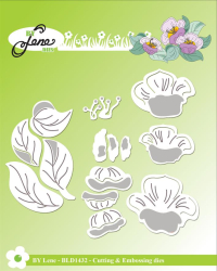 Billede: skære/prægeskabelon blomster, BY LENE DIES 