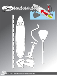 Billede: skæreskabelon paddleboard, BY LENE DIES 