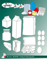 Billede: skære/prægeskabelon bageingredienser, BY LENE DIES 