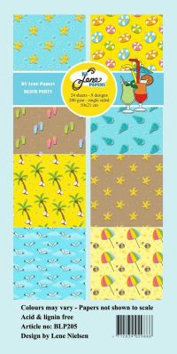 Billede: BY LENE Slim Card “Beach Party