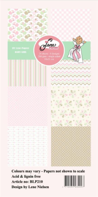 Billede: BY LENE Slim Card “Baby Girl